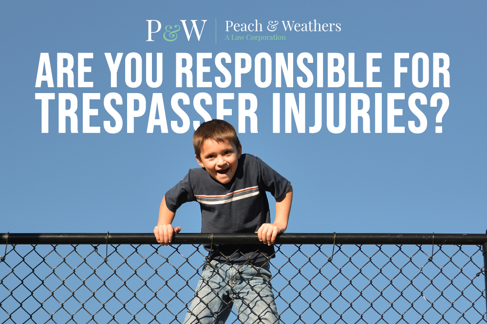 Are You Responsible For Trespasser Injuries?