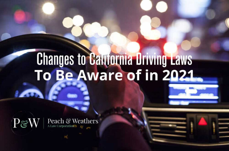 Changes to California Driving Laws to Be Aware of in 2021